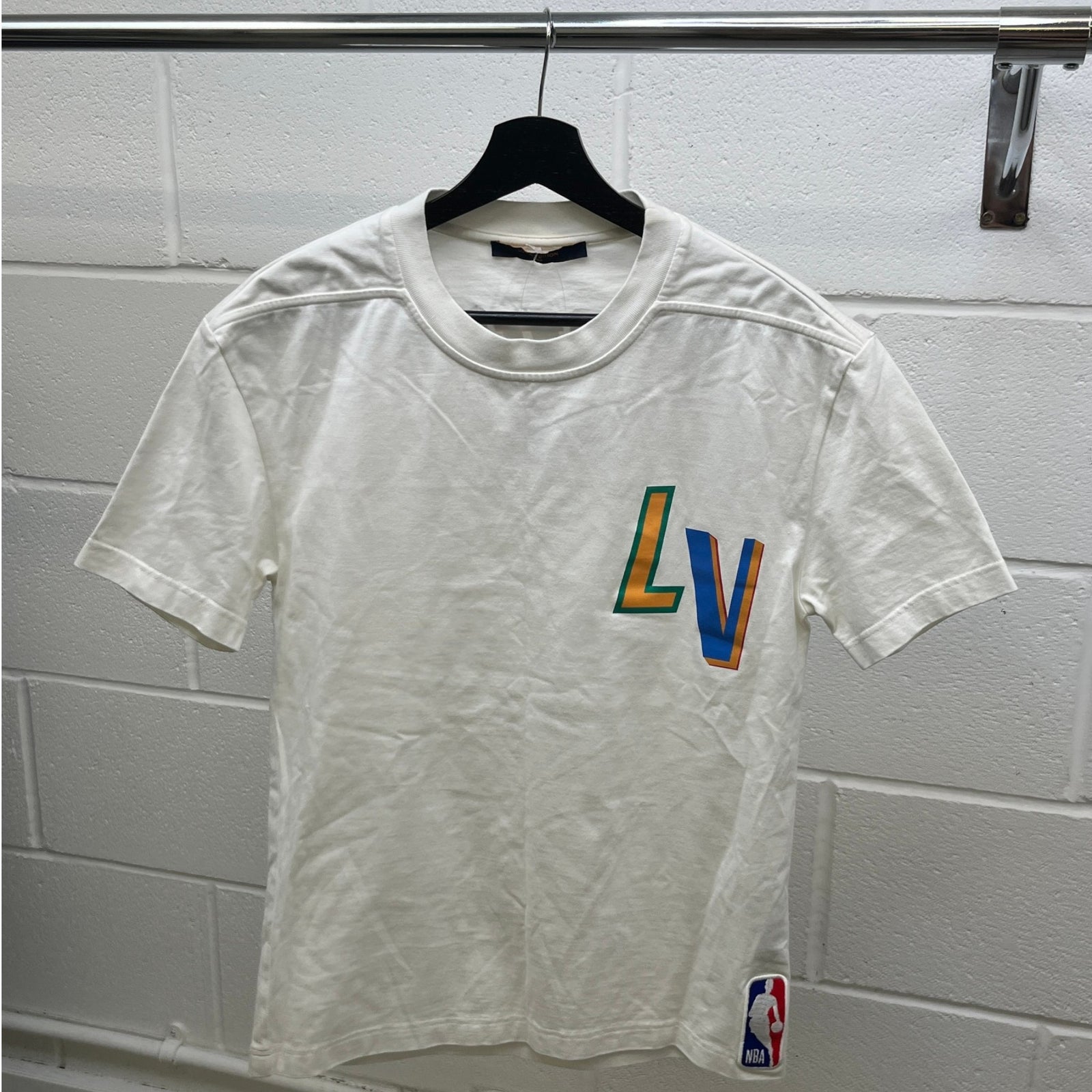 Men's X NBA T-Shirt White Size XS - Photo 10