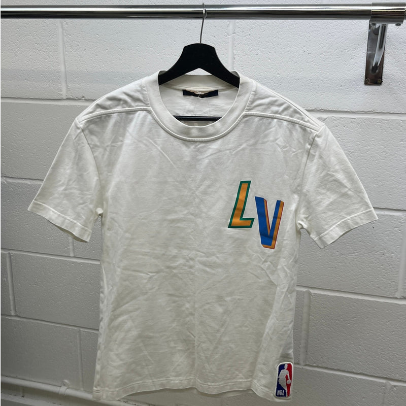 Men's X NBA T-Shirt White Size XS