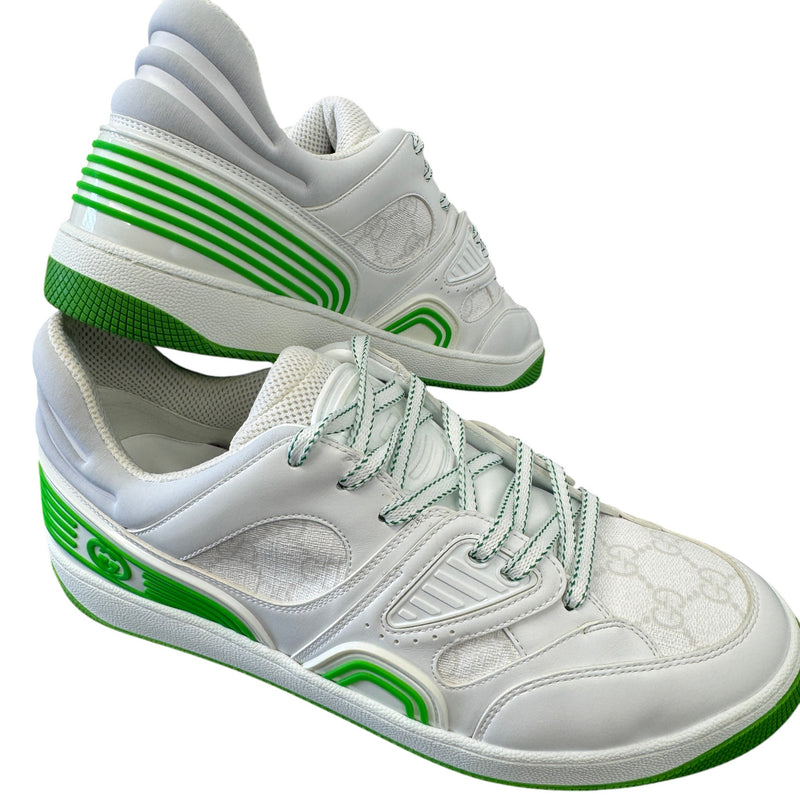 Men's Gg Supreme Basket Low Trainers White Size EU 43 / UK 9
