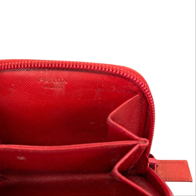 Women's Plaque Logo Purse Red