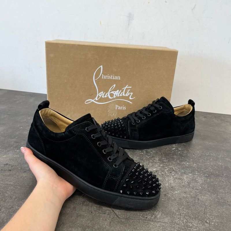 Men's Louis Junior Spikes Low Trainers Black Size EU 42.5 / UK 8.5