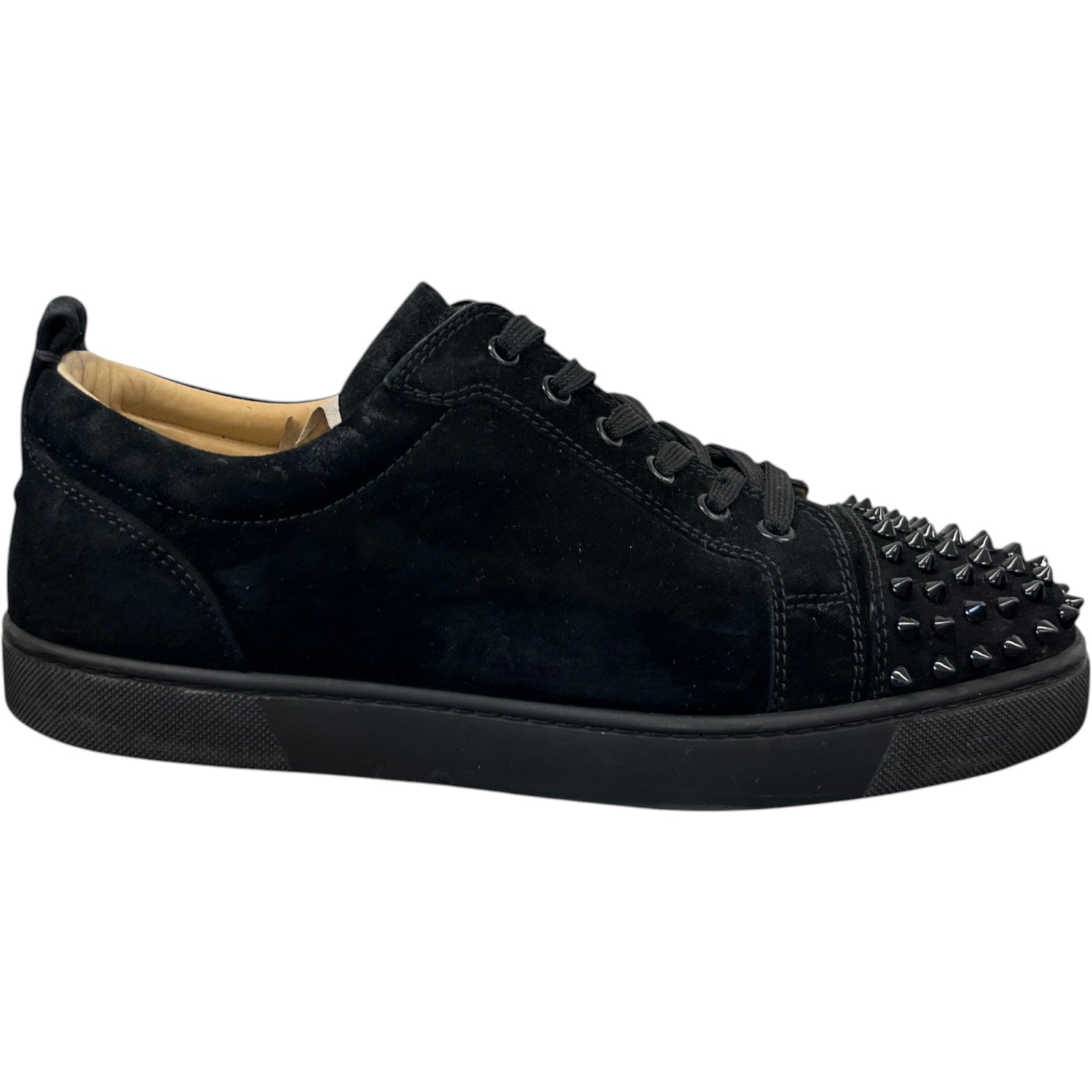 Men's Louis Junior Spikes Low Trainers Black Size EU 42.5 / UK 8.5 - Photo 1