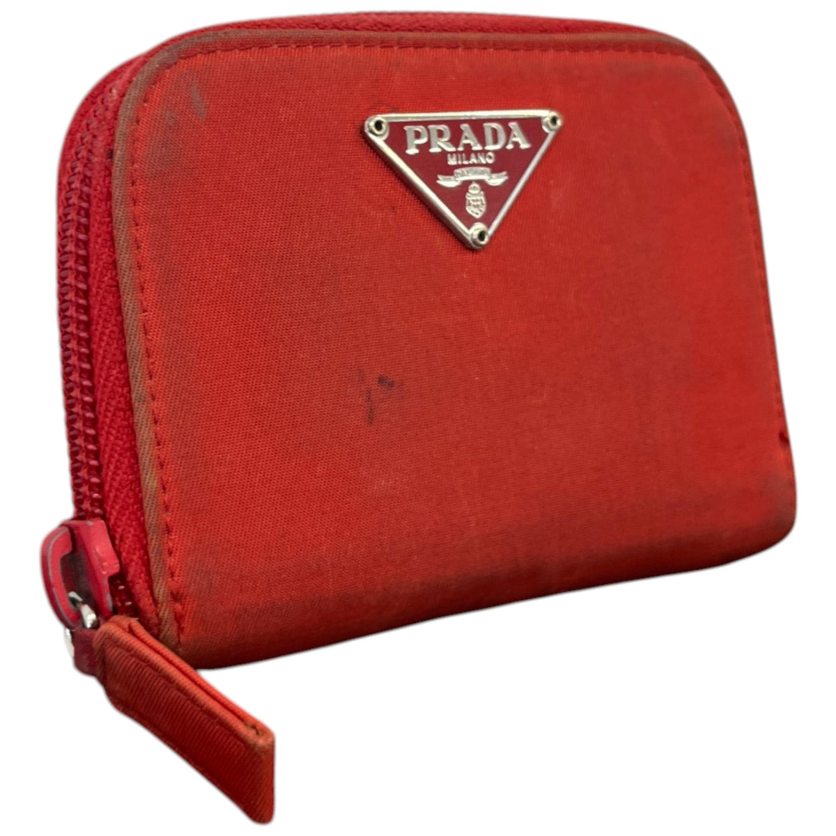 Women's Plaque Logo Purse Red - Photo 3