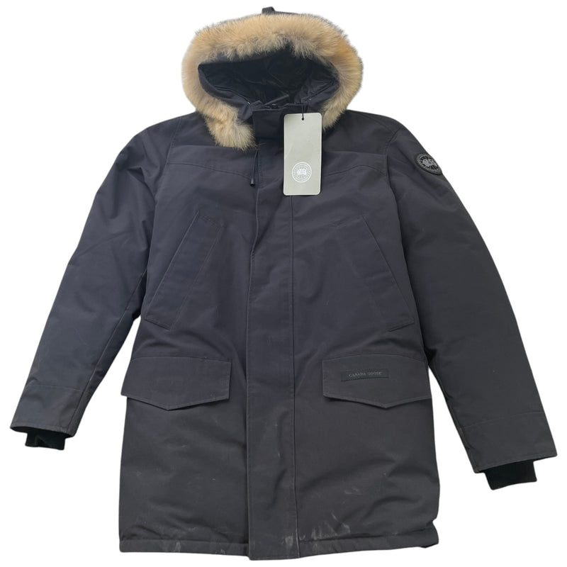 Men's Langford Parka Fur Jacket Black Size L