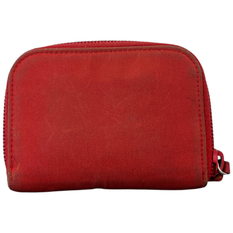Women's Plaque Logo Purse Red