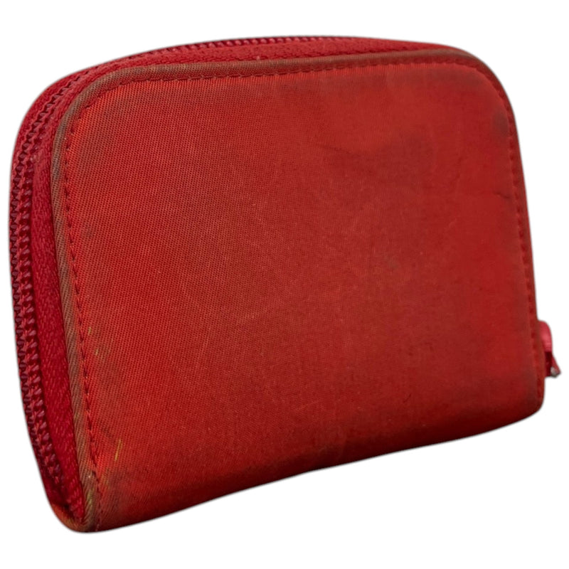 Women's Plaque Logo Purse Red