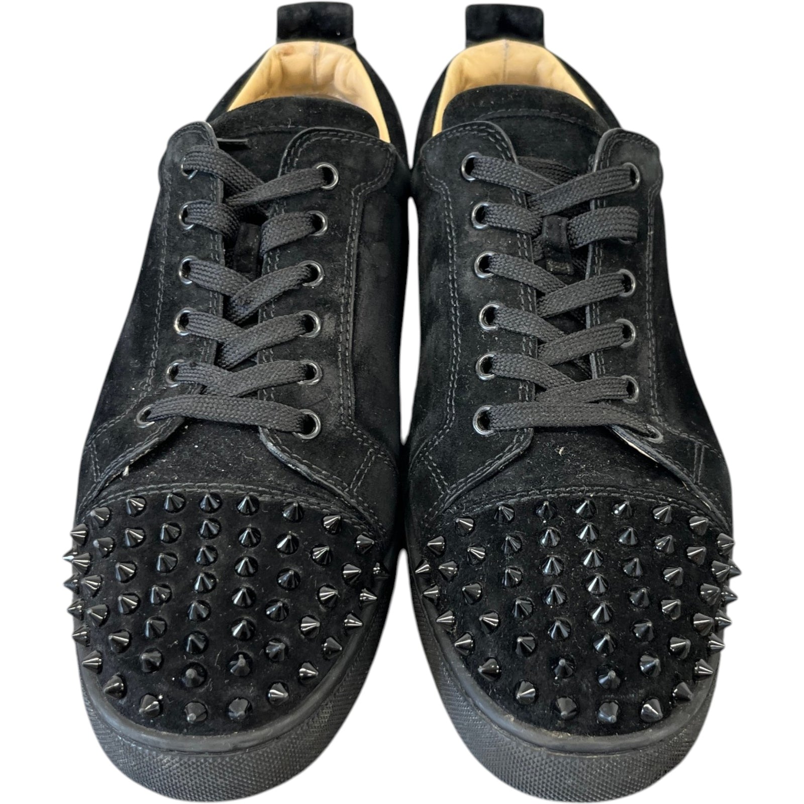 Men's Louis Junior Spikes Low Trainers Black Size EU 42.5 / UK 8.5 - Photo 6