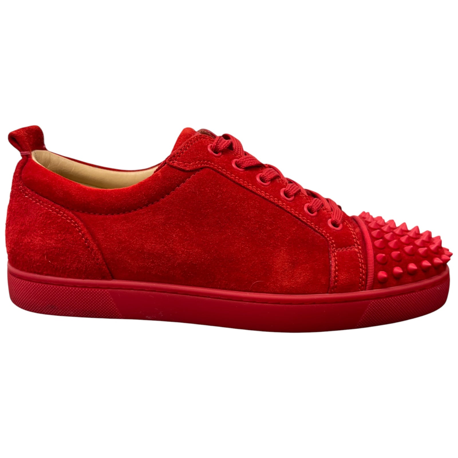 Men's Louis Junior Spikes Flat Low Trainers Red Size EU 41 / UK 7 - Photo 1