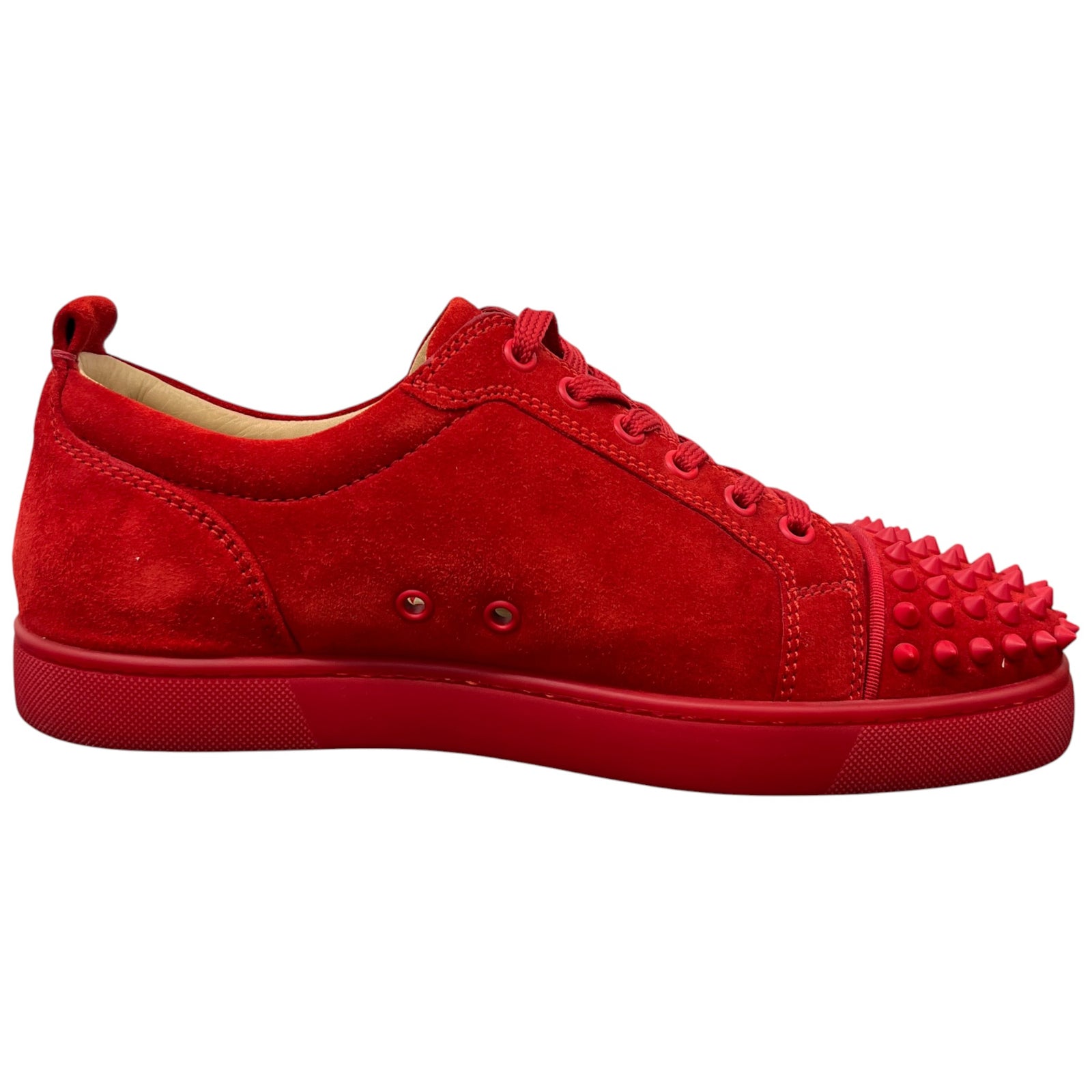 Men's Louis Junior Spikes Flat Low Trainers Red Size EU 41 / UK 7 - Photo 4