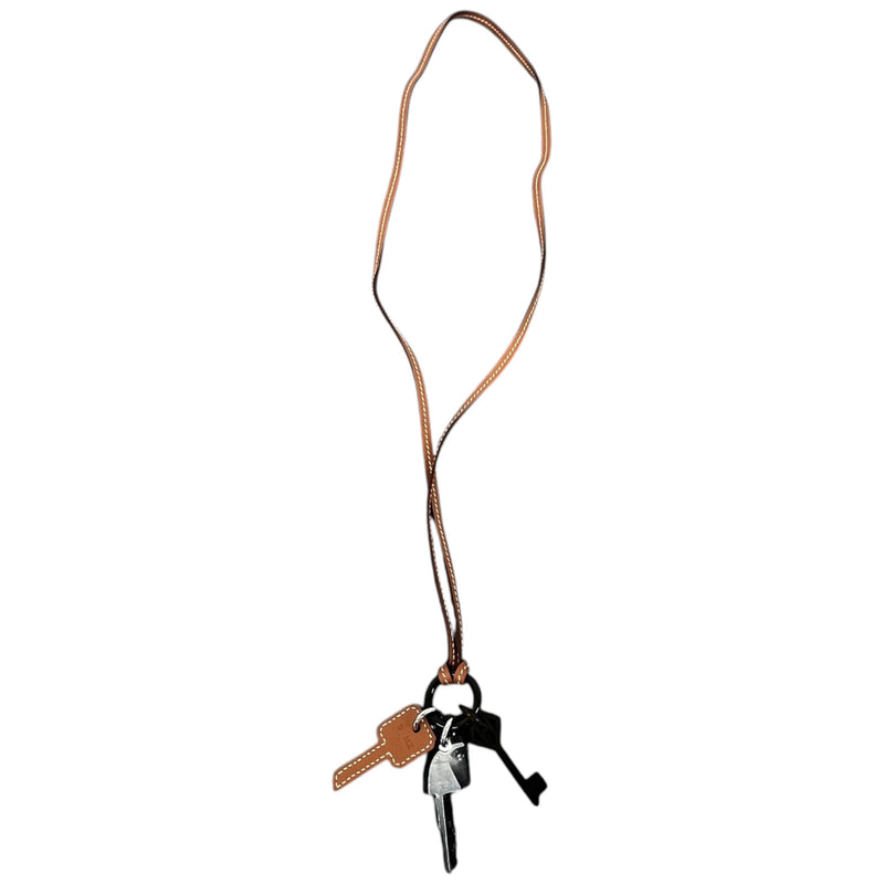 Men's Cles Long Necklace Brown