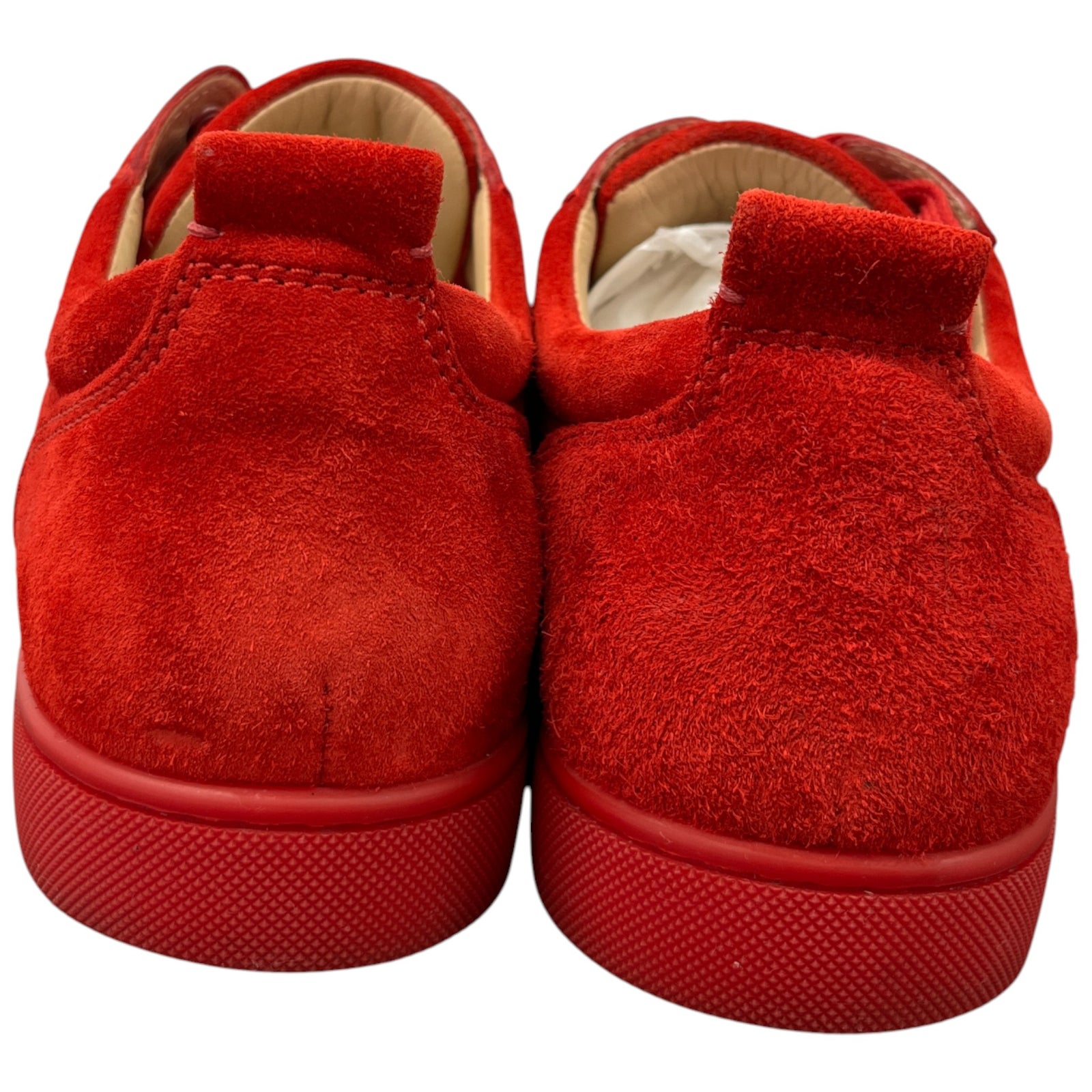 Men's Louis Junior Spikes Flat Low Trainers Red Size EU 41 / UK 7 - Photo 7
