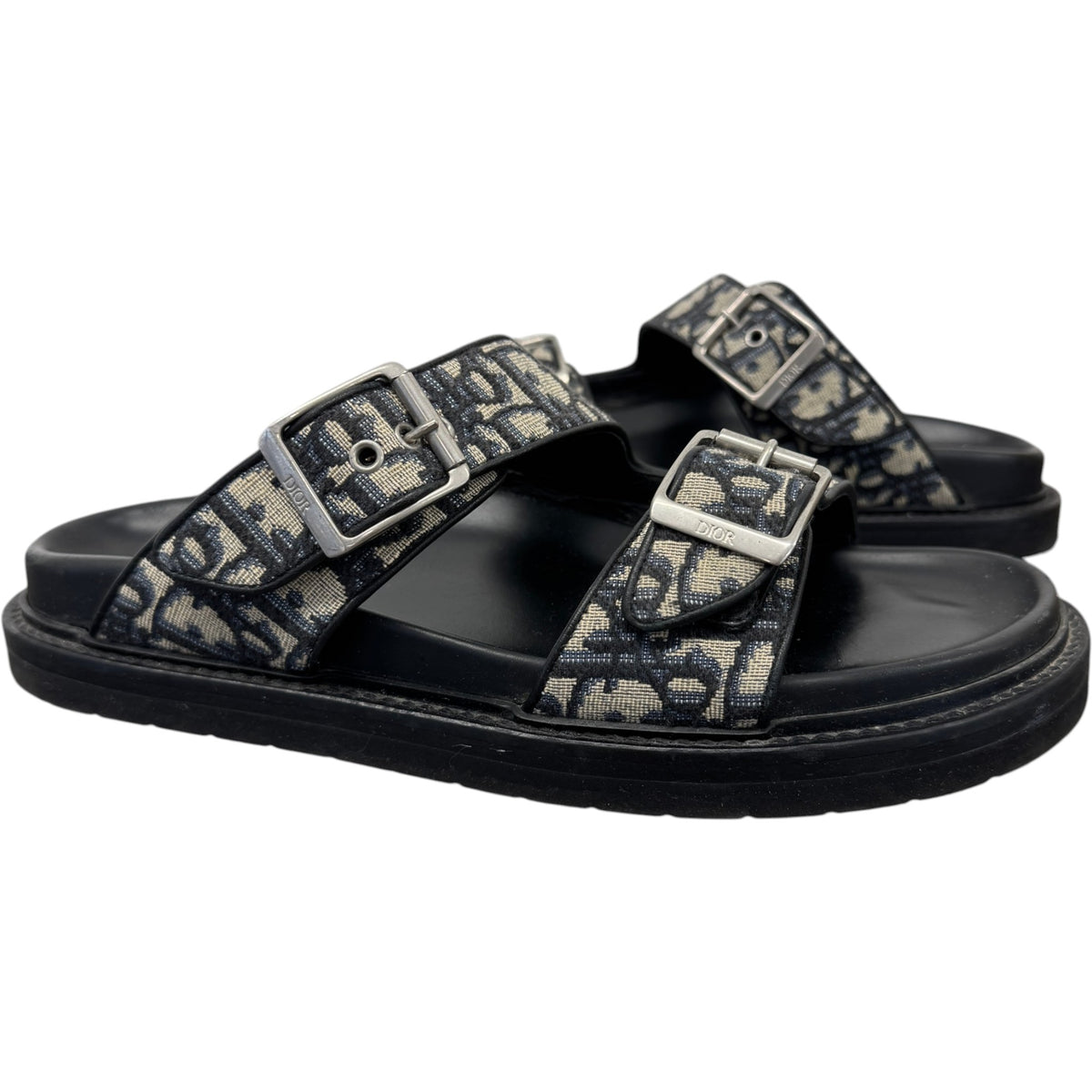 Men's Aqua Oblique Sandals Navy Size UK 7 / EU 41 - Photo 3