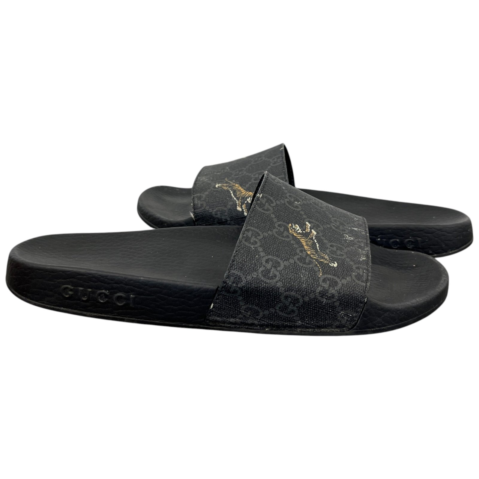 Men's Gg Supreme Tigers Slides Black Size EU 41 / UK 7 - Photo 3