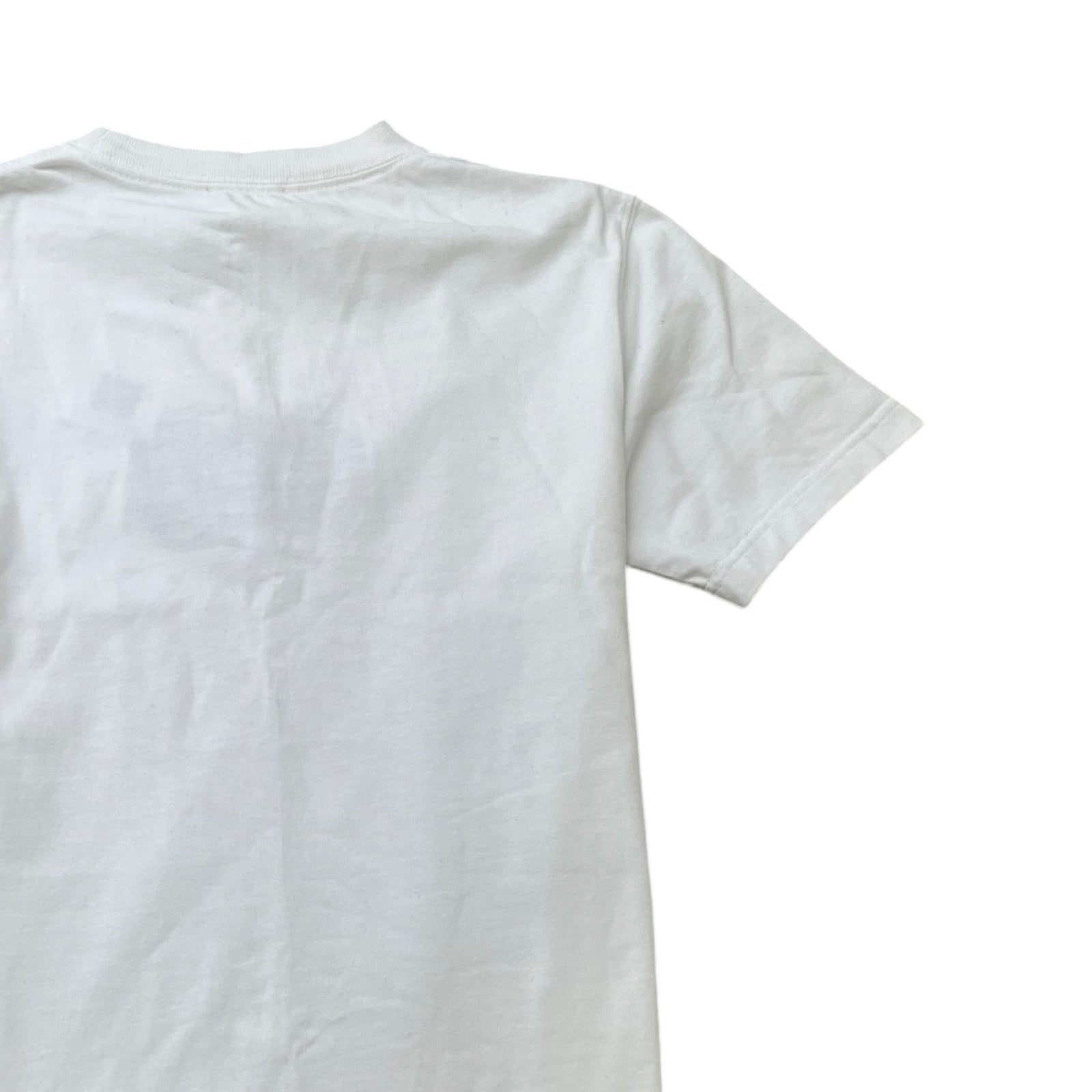 Men's Embroidered Logo T-Shirt White Size XXS - Photo 4