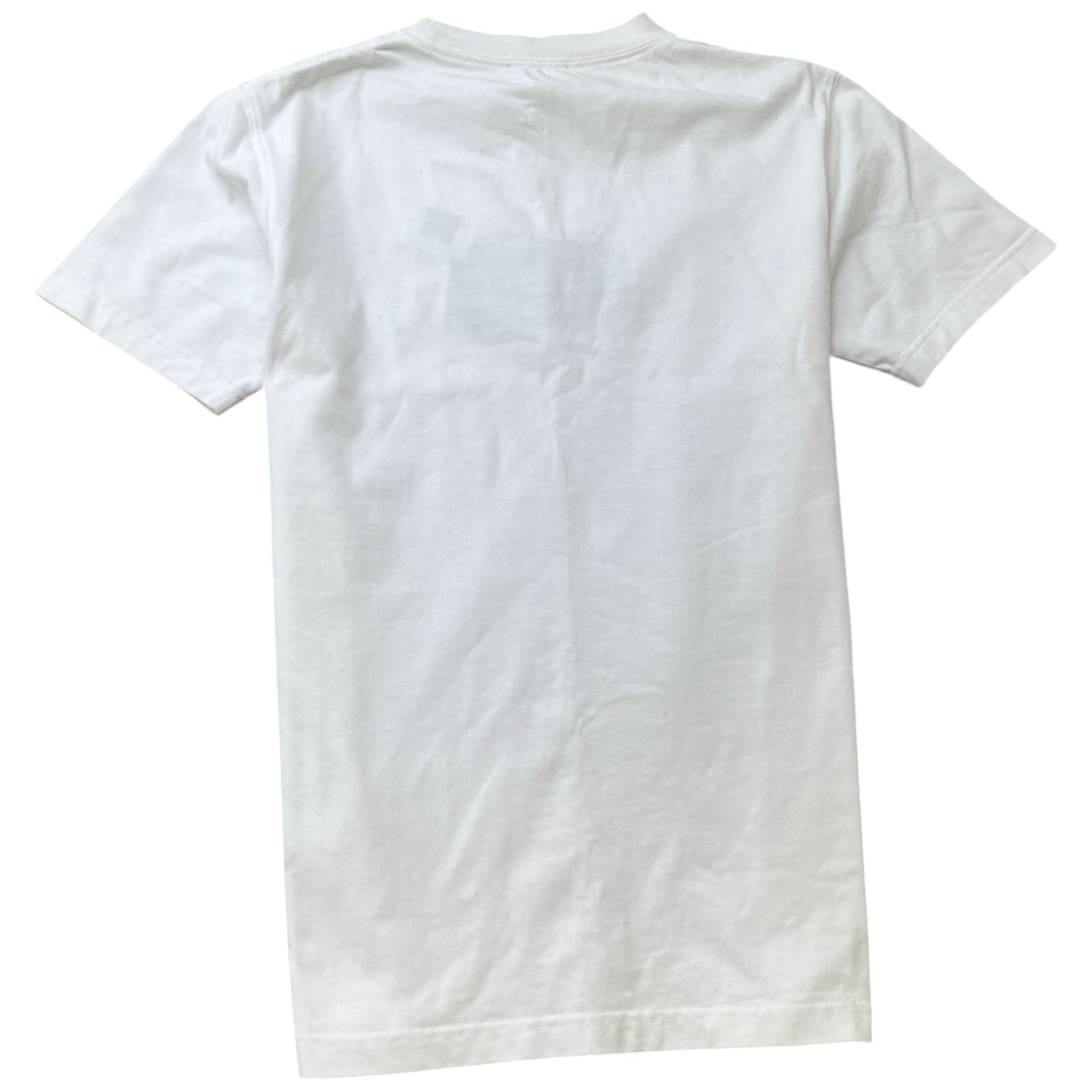 Men's Embroidered Logo T-Shirt White Size XXS - Photo 2