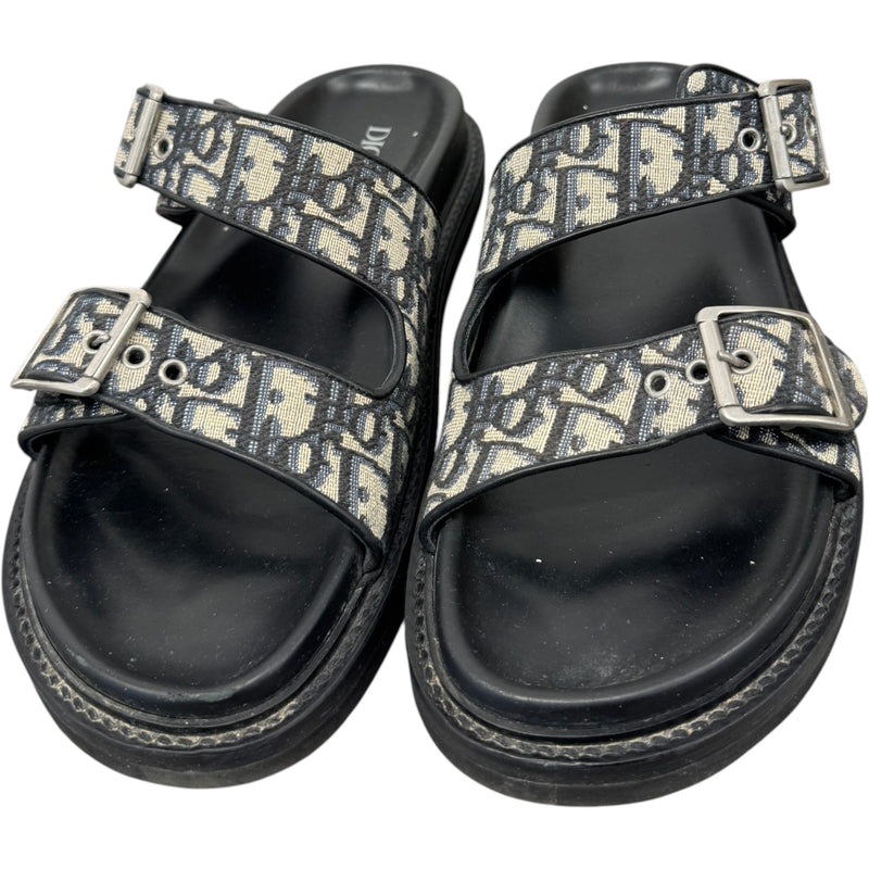 Men's Aqua Oblique Sandals Navy Size UK 7 / EU 41