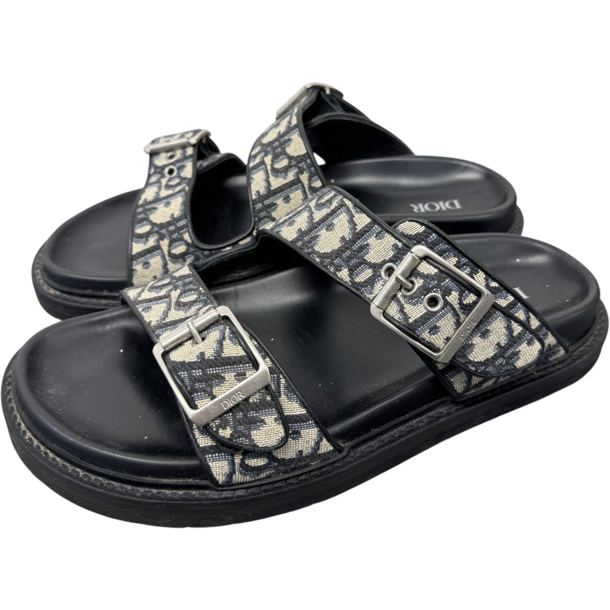Men's Aqua Oblique Sandals Navy Size UK 7 / EU 41 - Photo 7
