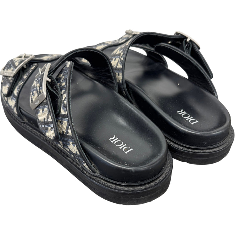 Men's Aqua Oblique Sandals Navy Size UK 7 / EU 41