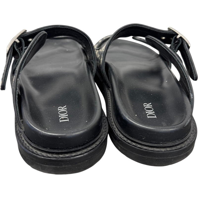 Men's Aqua Oblique Sandals Navy Size UK 7 / EU 41
