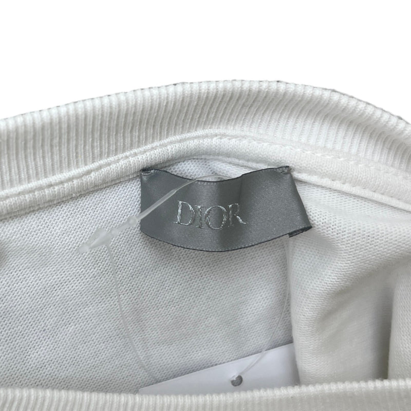 Men's Logo Print T-Shirt White Size XS