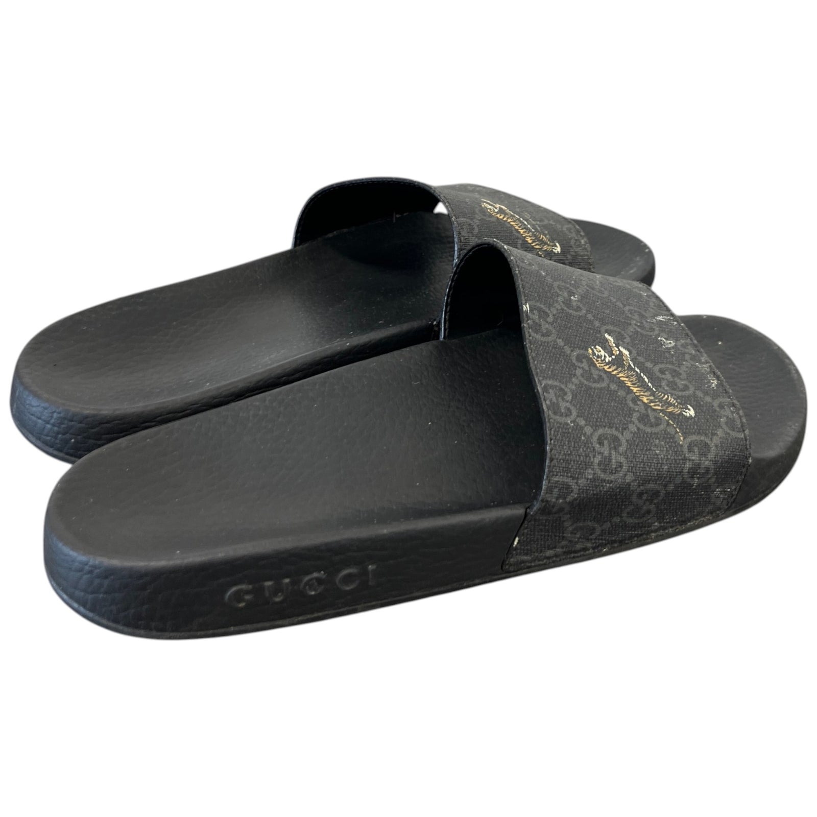 Men's Gg Supreme Tigers Slides Black Size EU 41 / UK 7 - Photo 8