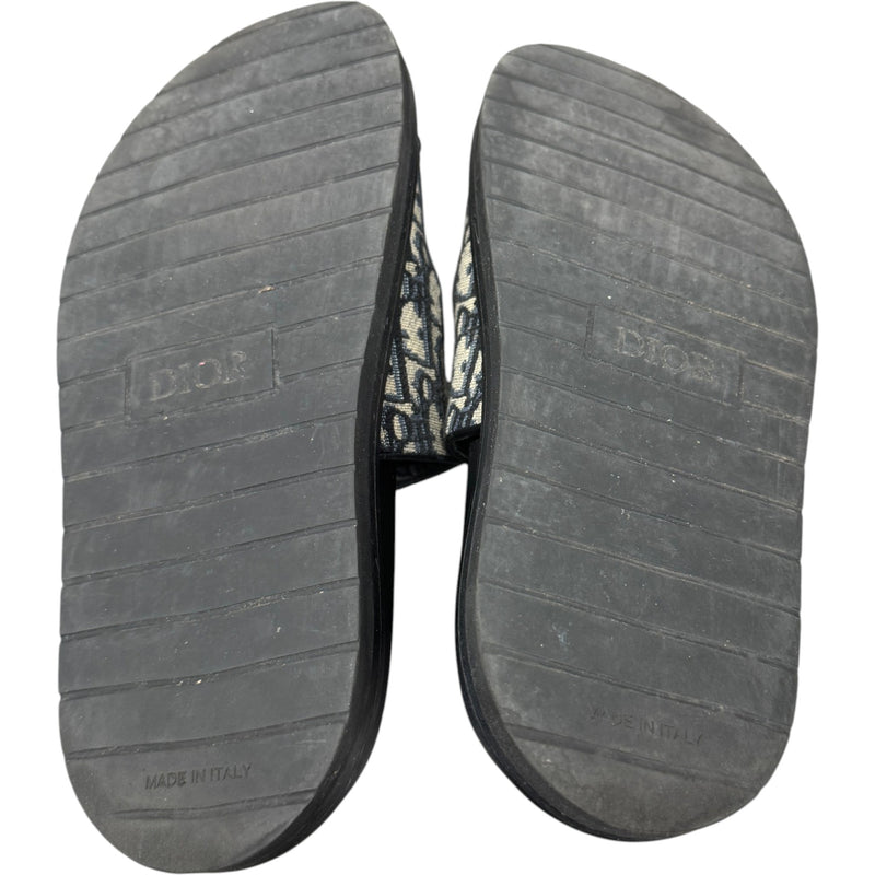 Men's Aqua Oblique Sandals Navy Size UK 7 / EU 41