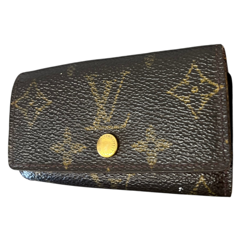 Women's Mini Monogram Key Keyring Brown