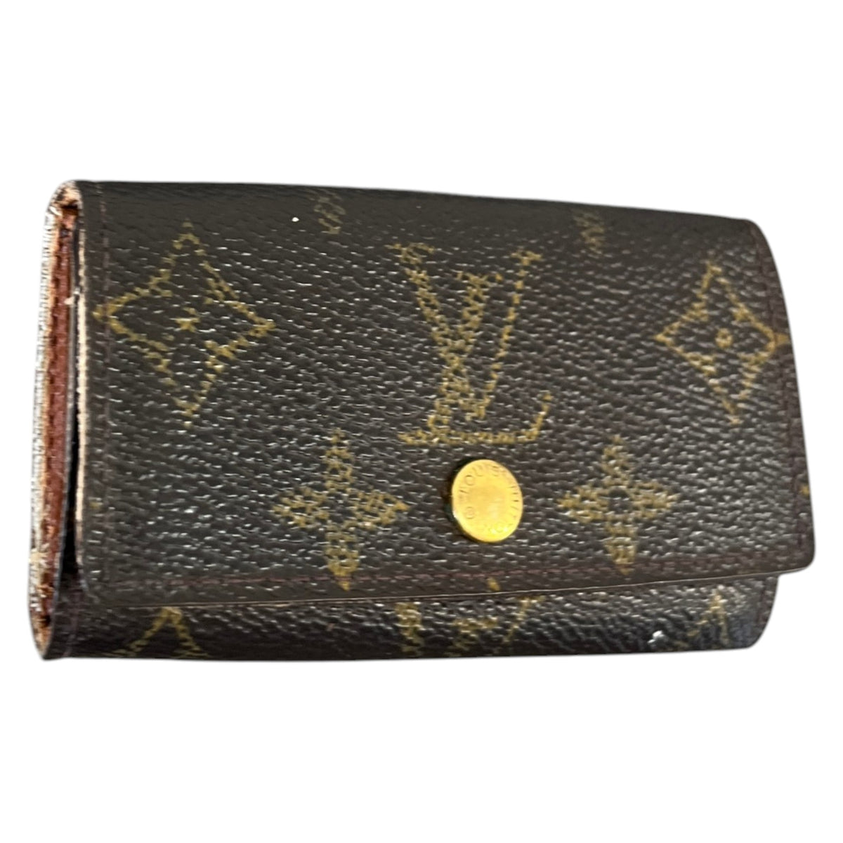 Women's Mini Monogram Key Keyring Brown - Photo 4