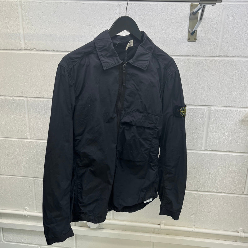 Men's Crinkle Reps OverShirt Black Size M