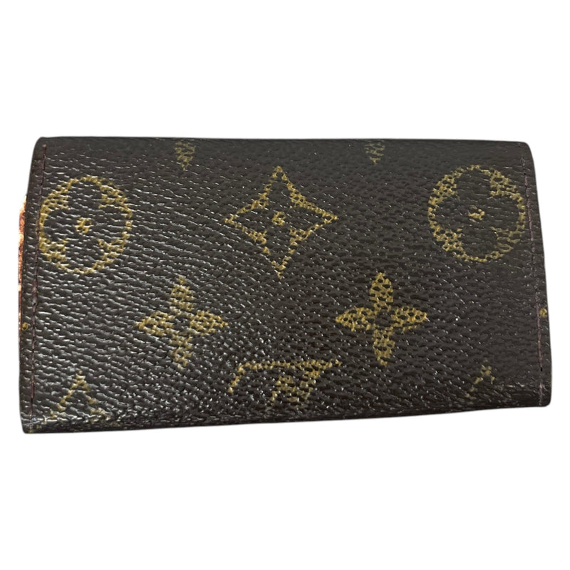Women's Mini Monogram Key Keyring Brown