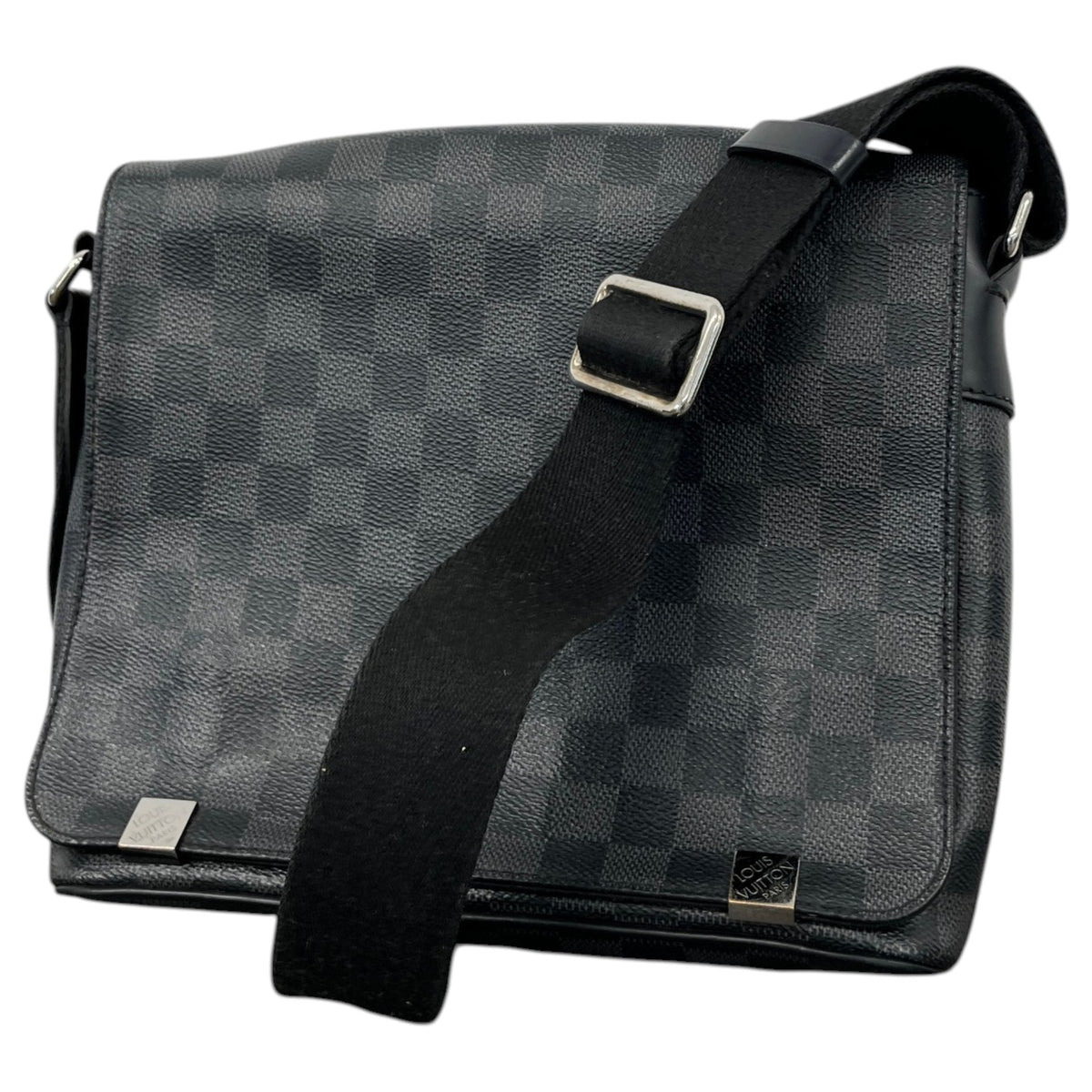 Men's Damier Graphite District PM Messenger Bag Black - Photo 5