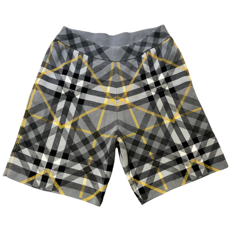 Men's Tilton Check Shorts Grey Size L