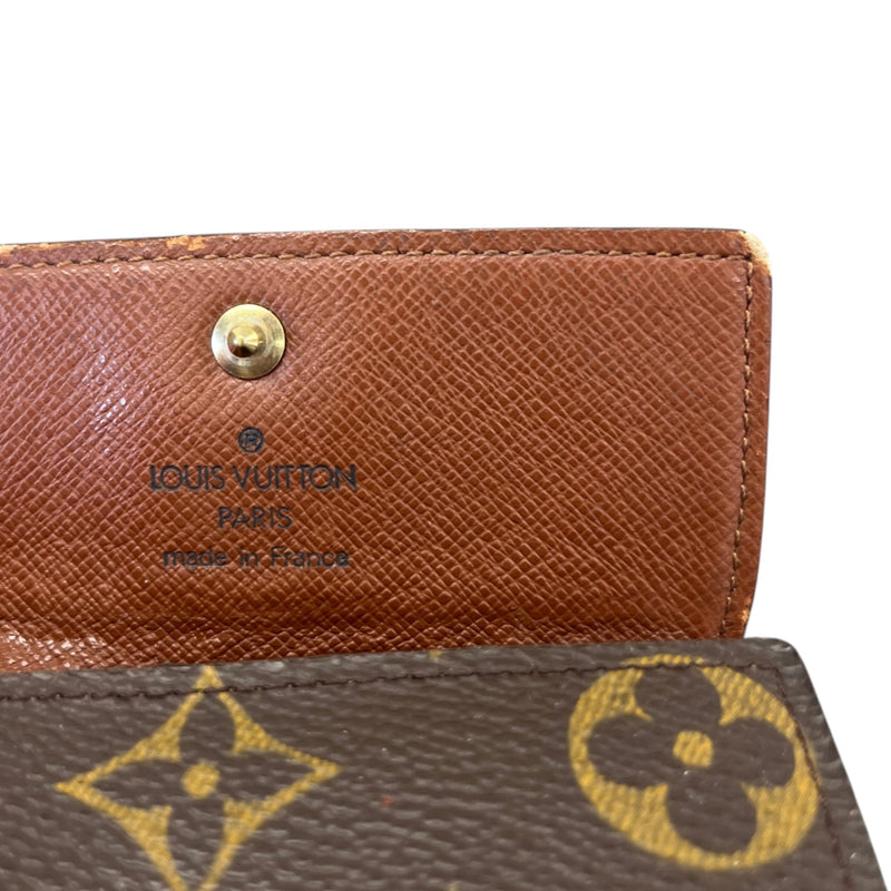 Women's Mini Monogram Key Keyring Brown