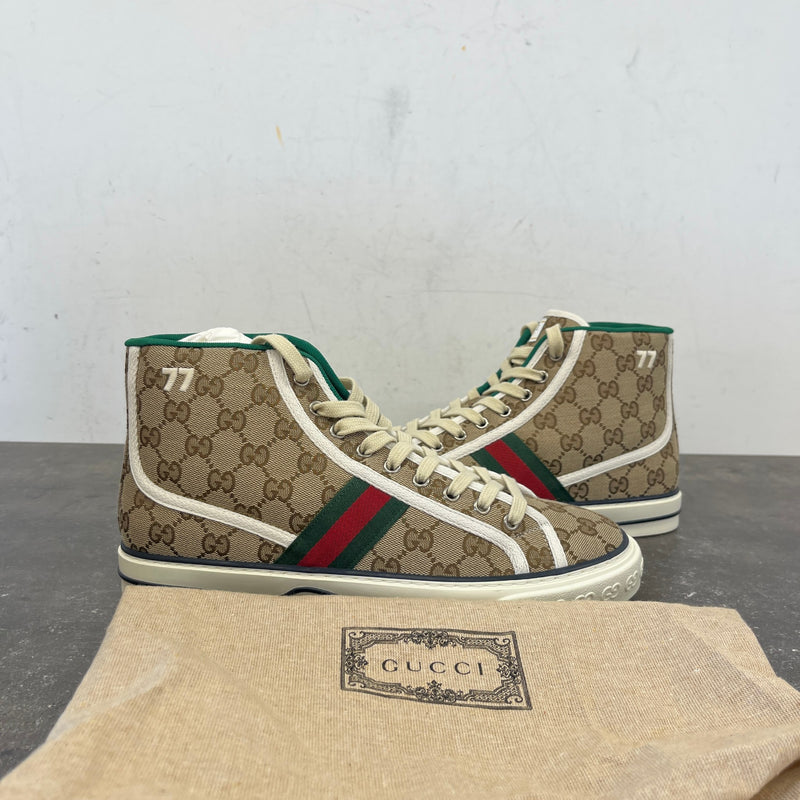 Men's Tennis 1977 High Trainers Beige Size UK 8 / EU 42
