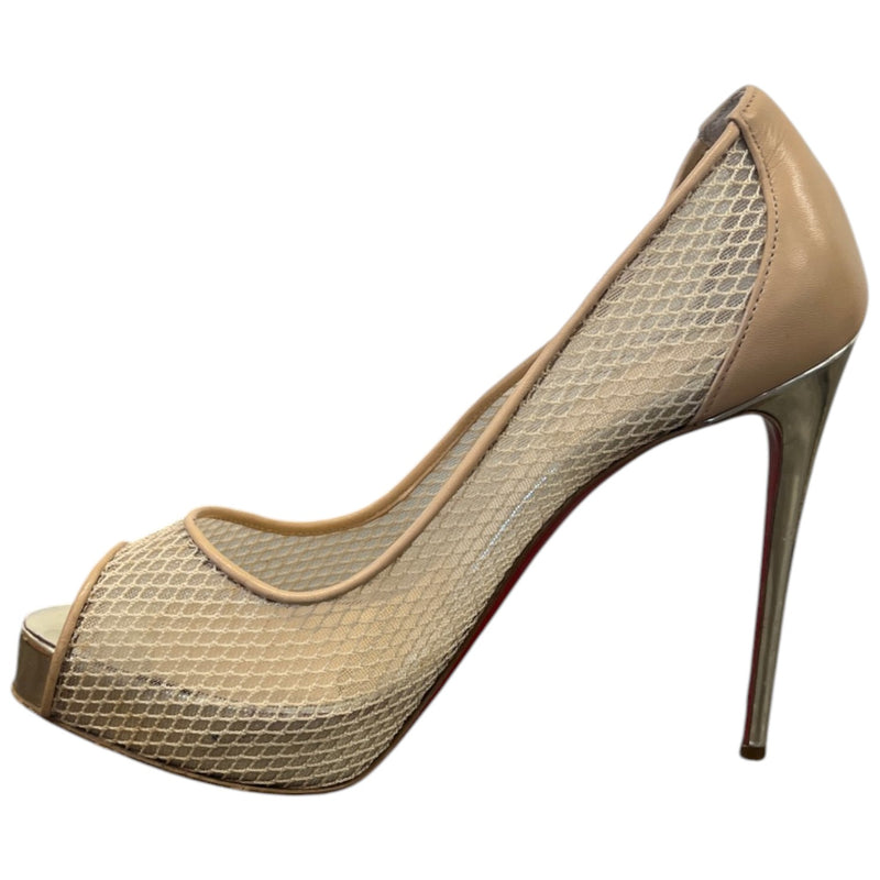 Women's Very Rete Mesh Heels Beige Size EU 35.5 / UK 2.5