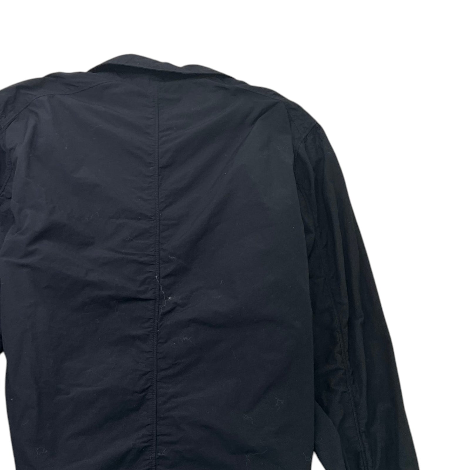 Men's Crinkle Reps OverShirt Black Size M - Photo 4