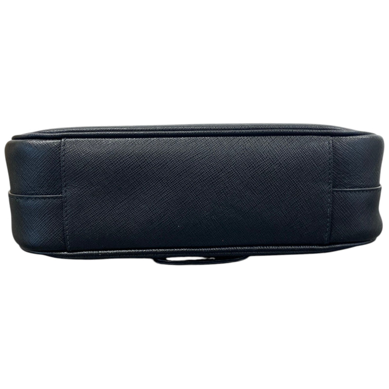 Women's Saddle Chain Flap Handbag Black