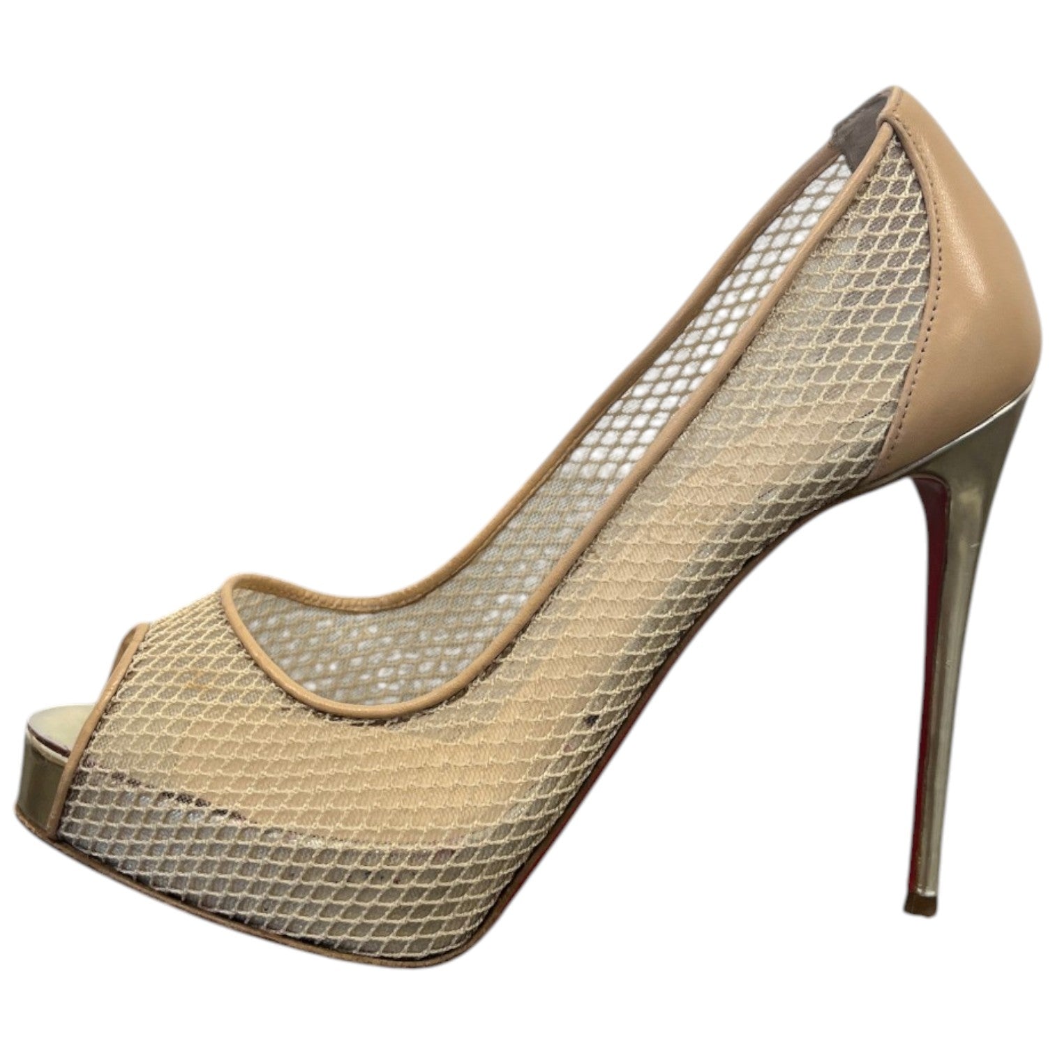 Women's Very Rete Mesh Heels Beige Size EU 35.5 / UK 2.5 - Photo 5
