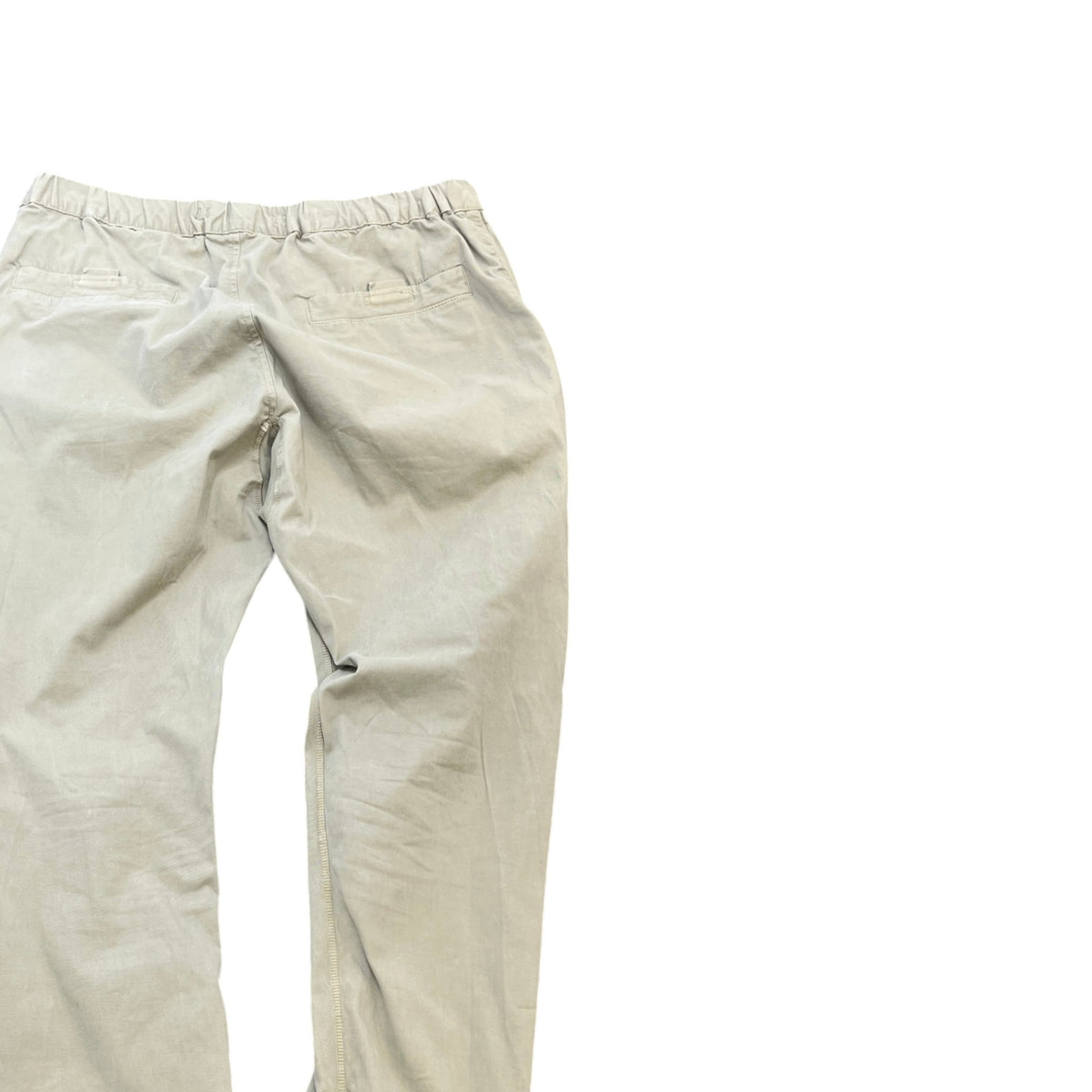 Men's Applique Logo Trousers Beige Size L / W34 - Photo 4