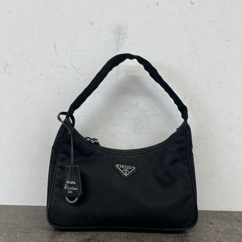 Women's Prada Re-Edition 2000 Mini Handbag Black