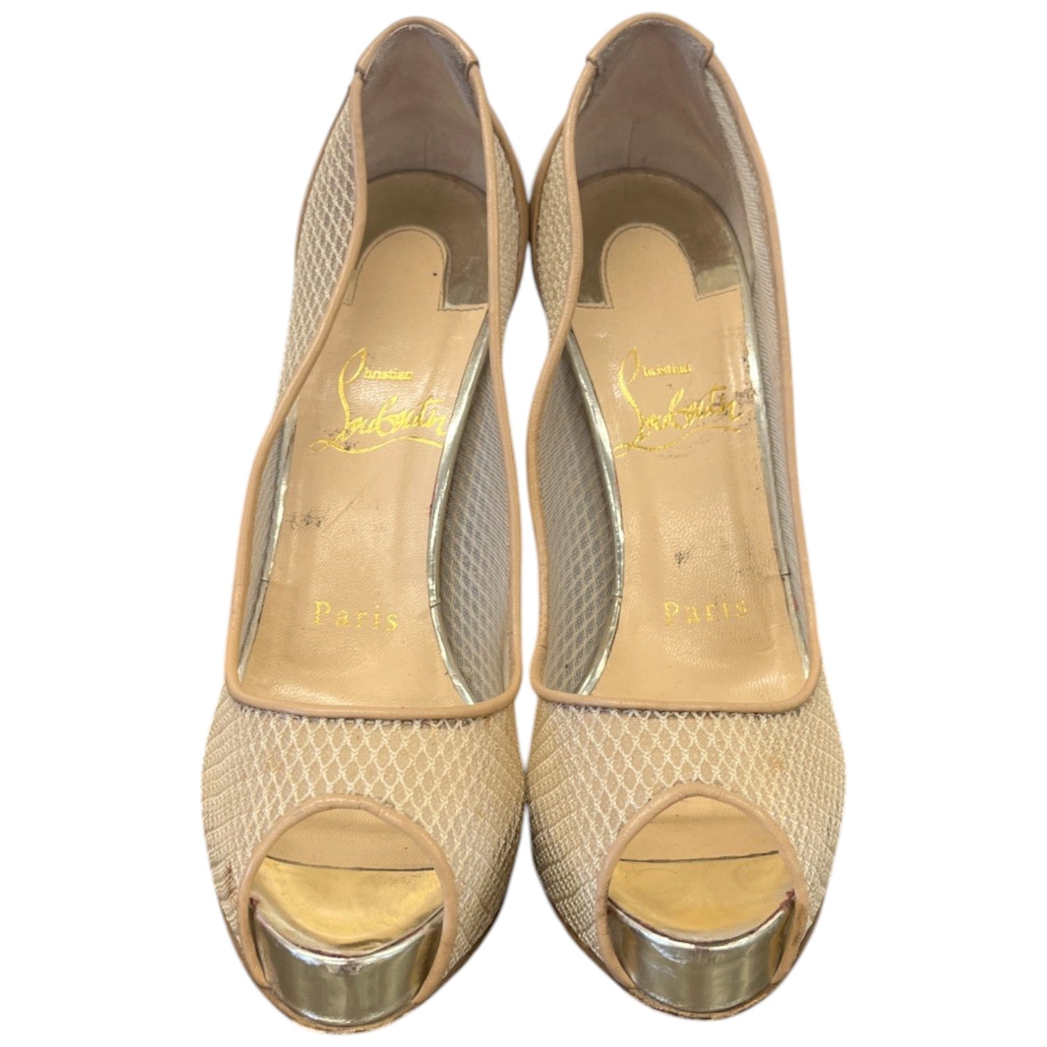 Women's Very Rete Mesh Heels Beige Size EU 35.5 / UK 2.5 - Photo 6