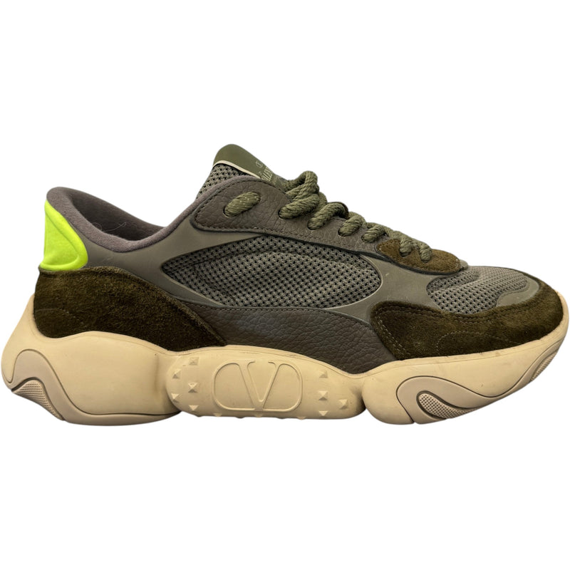 Men's Bubbleback Low Trainers Khaki Size UK 11 / EU 45
