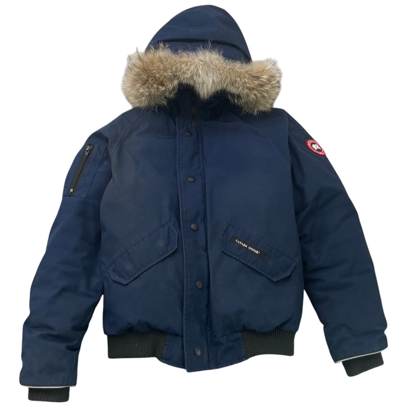 Boy's Kids Chilliwack Bomber Down Jacket Navy Size 14 years
