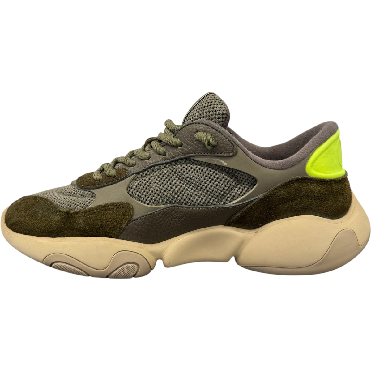 Men's Bubbleback Low Trainers Khaki Size UK 11 / EU 45 - Photo 2
