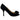 Women's Satin Peep Toe Heels Black Size EU 39 / UK 6