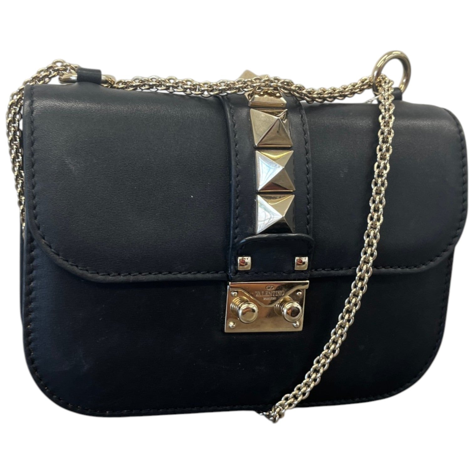 Women's Glam Lock Small Flap Bag Black - Photo 4