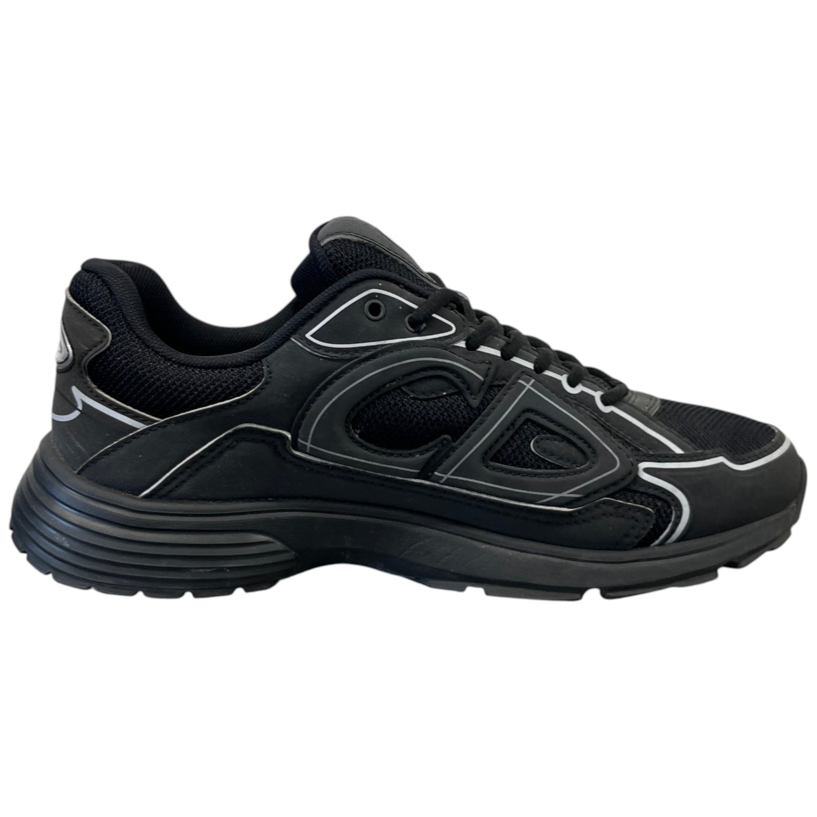 Men's B30 Low Trainers Black Size EU 42 / UK 8 - Photo 4