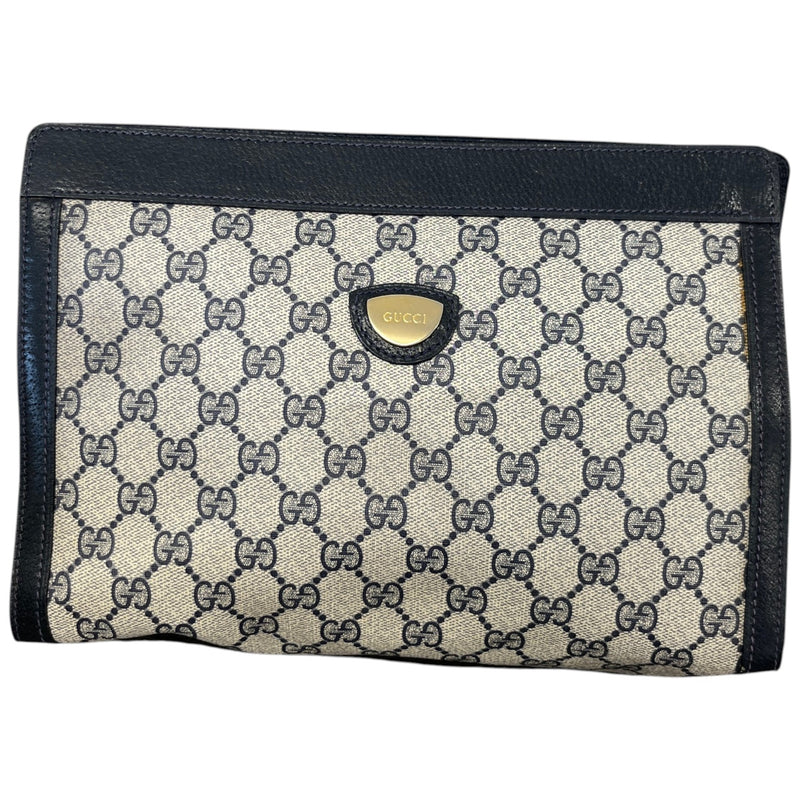 Women's GG Monogram Clutch Navy