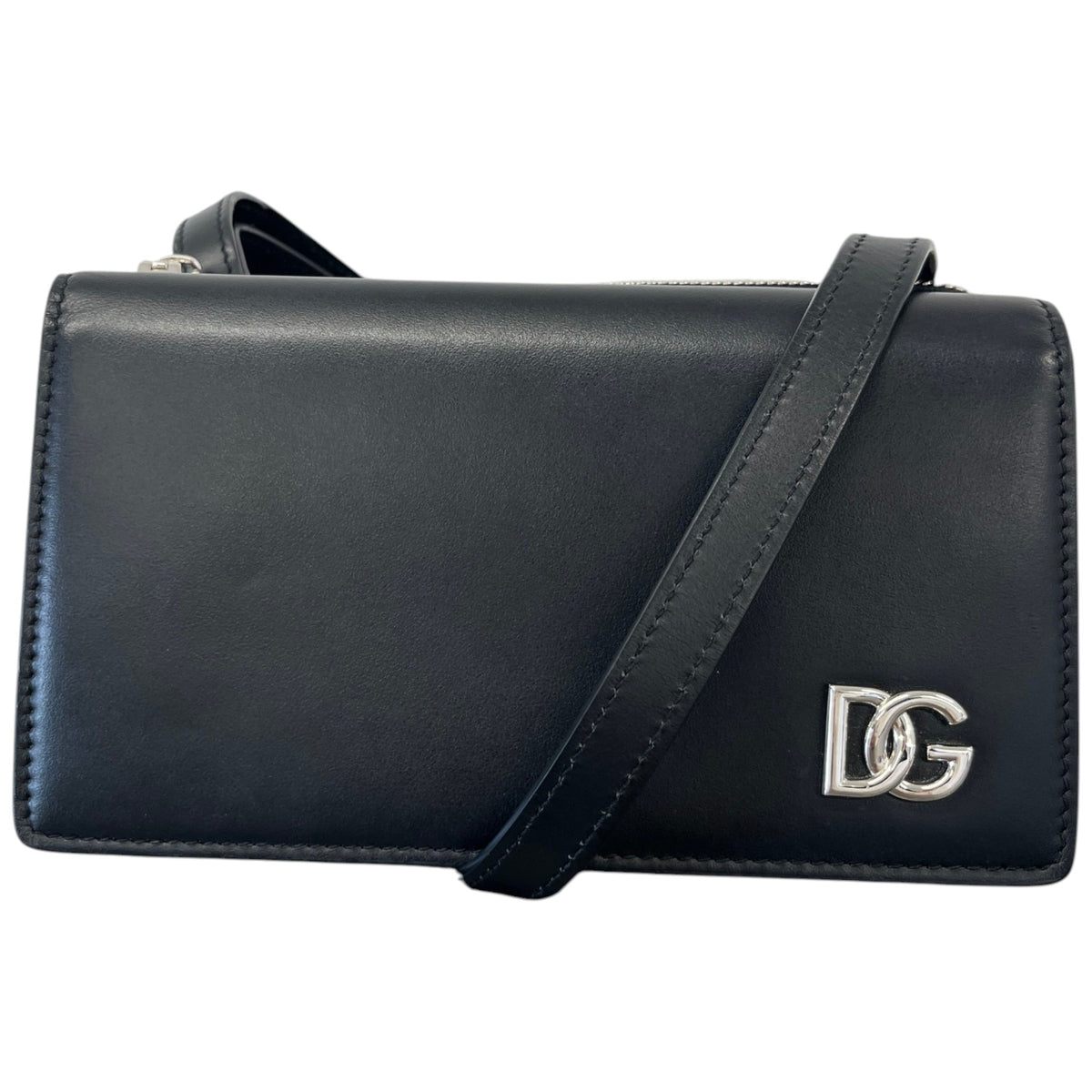 Women's DG Logo Crossbody Bag Black - Photo 1