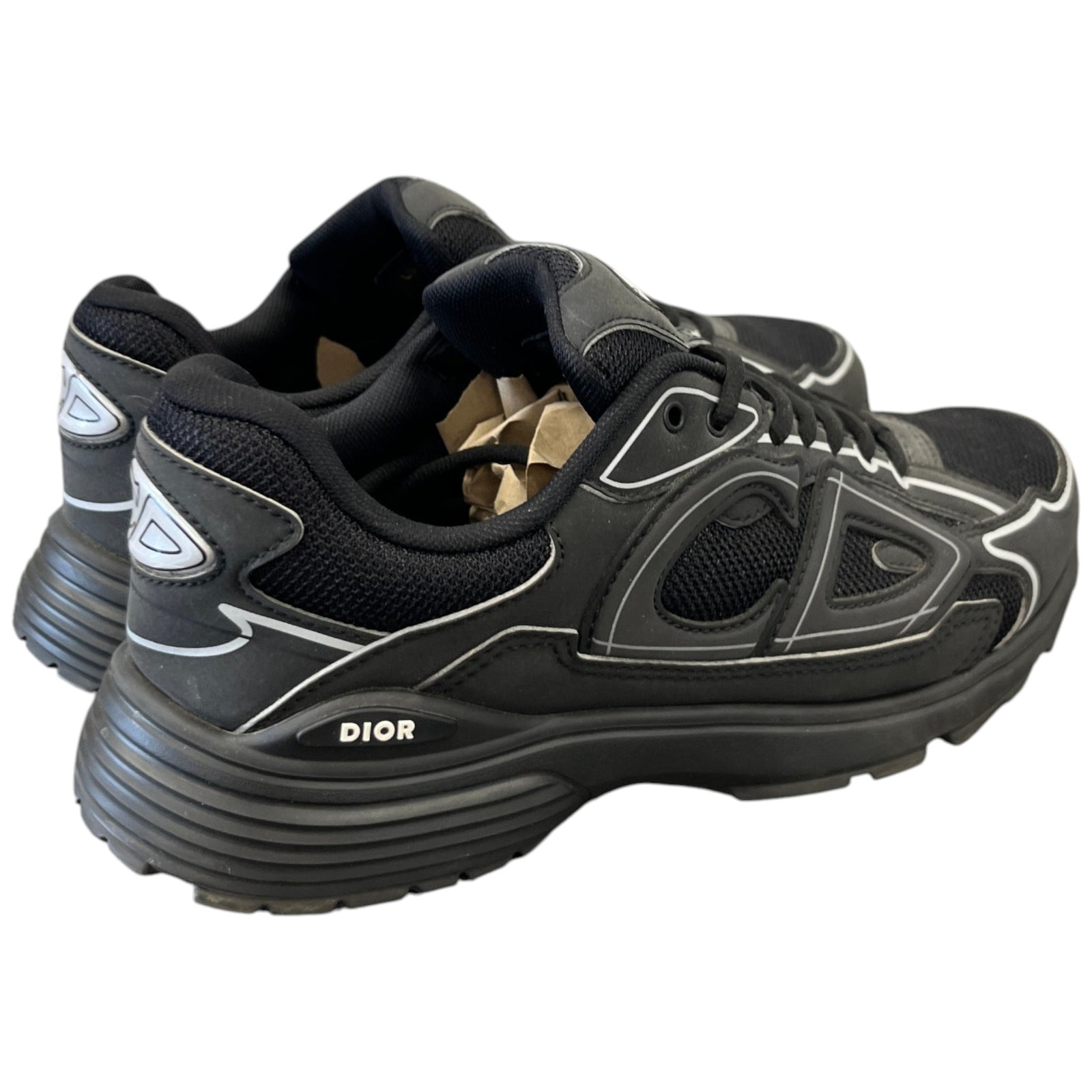 Men's B30 Low Trainers Black Size EU 42 / UK 8 - Photo 8